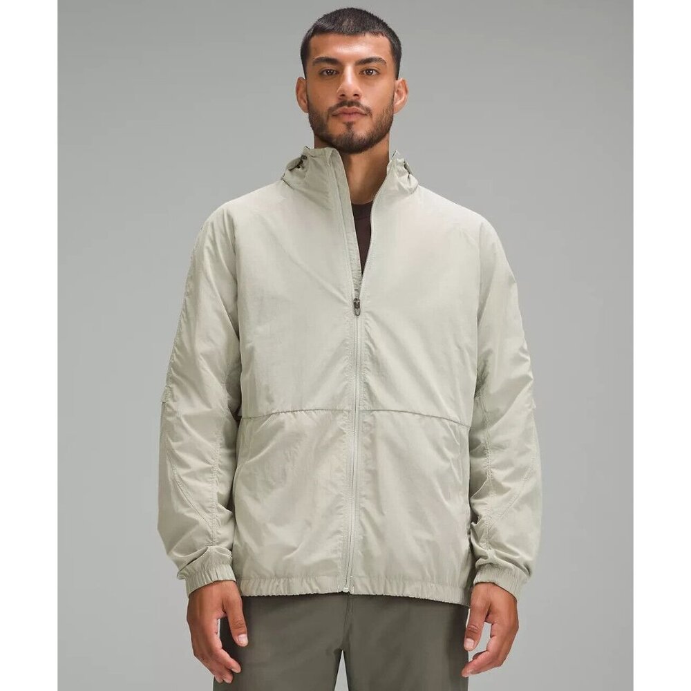 NWT LULULEMON Men's Evergreen Jacket 2XL Dark Natural Ivory hoodie HOODED $168